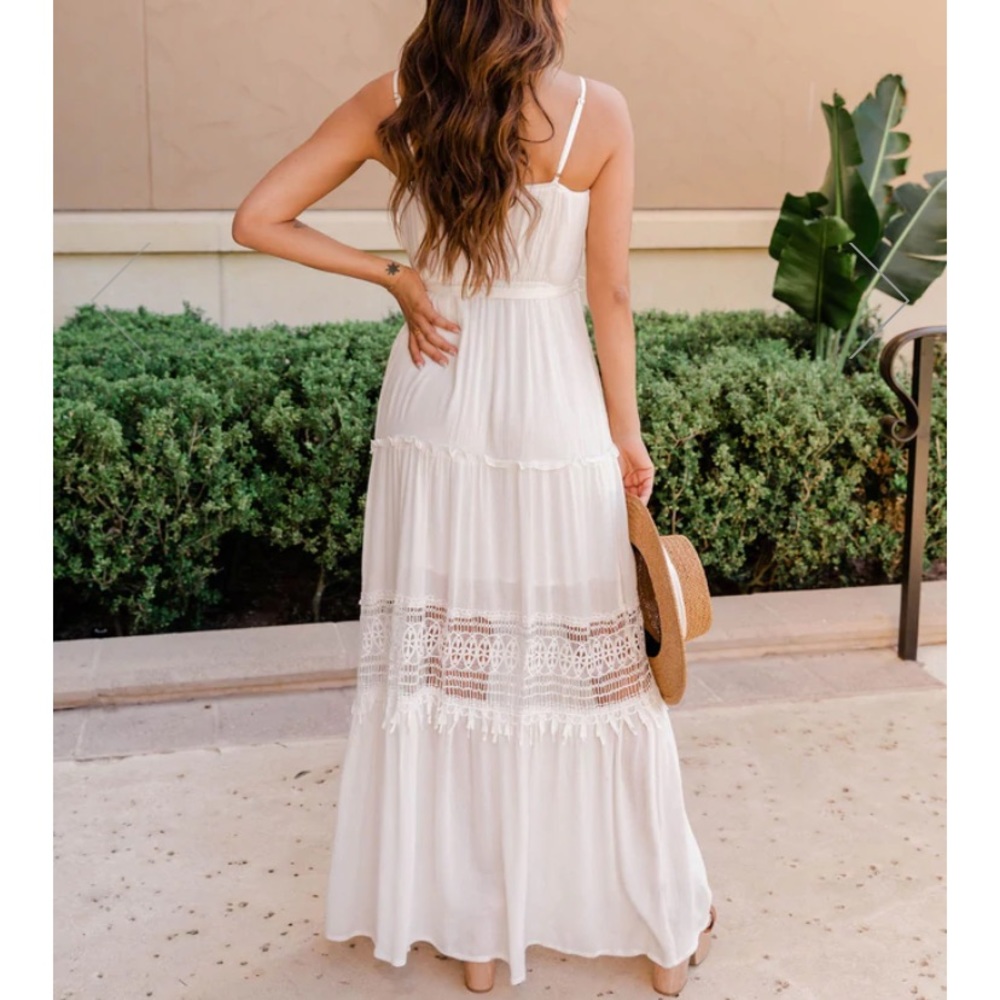 White maxi dress! - Picture 3 of 3